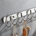 thumbnail image 3 of Ganchos de Hilera Adhesiva de Cocina, Convenientes Ganchos Decorativos de Hilera de Cocina decorativa de acero inoxidable., 3 of 7