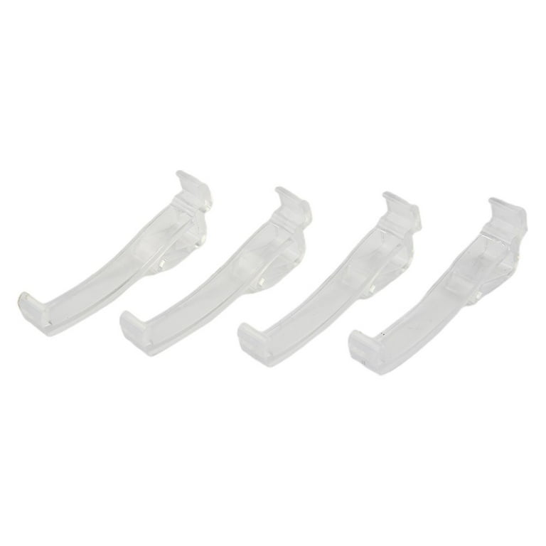 Valance Clips 10pcs 2.5inch Clear Plastic Hidden Retainer Holder Clip for  Window Blind Valance,Horizontal Faux & Wood Blinds Parts