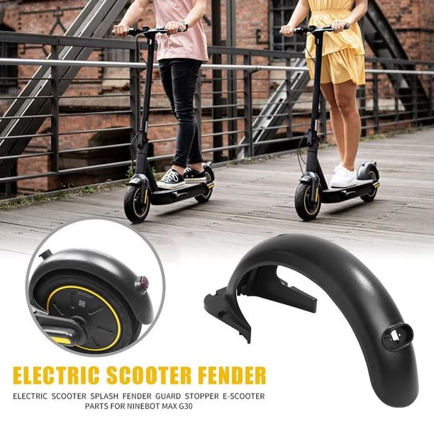 Guardabarros De Scooter Eléctrico Protector de guardabarros contra salpicaduras de neumáticos traseros para patinete eléctrico para Ninebot MAX G30