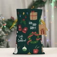 thumbnail image 6 of XMXT Christmas Drawstring Gift Bags, Christmas Elf Snowman Pattern Wrapping Sacks Candy Packing Bag Party Decorations Favor Bags, S, 6 of 8