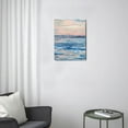 thumbnail image 3 of Navy Blue Oasis - Beach Canvas Wall Decor with Coastal Ocean Prints, 12x16 Inch Modern Art, 3 of 7