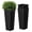 Black, variant on SONGMY Resin Tall Planters for Outdoor Plants Set of 2, Large Taper Outdoor Planter Pots with 4 Drainage Holes, Flower Pots Modern Decor for Porch, Patio, Backyard, Home Garden (Black, 24")