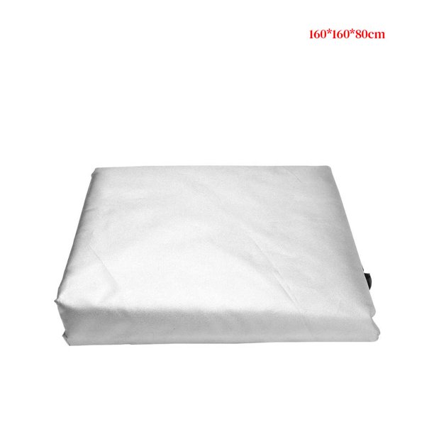 Cubierta de muebles para exterior, interior, mesa, sofá, silla, protector, impermeable, a prueba de rayos UV, a prueba de viento, cubierta antipolvo, 160x160x80cm sidaley HA001768-14