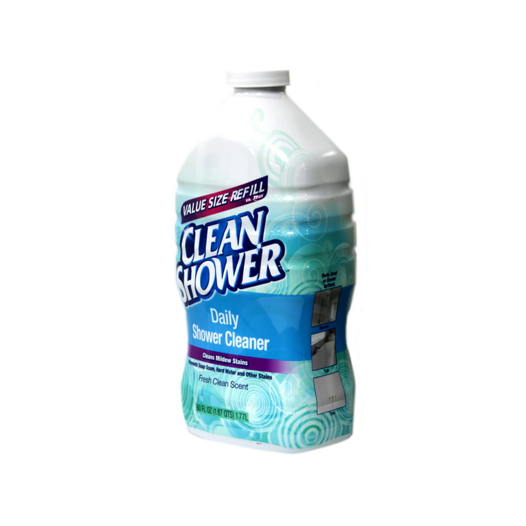 Clean Shower Fresh Clean Scent Daily Shower Cleaner, 1 qt (Pack of