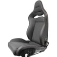 thumbnail image 1 of Sparco 00974ZGLNRRSSX Seat SPX Special Edition Black & Red with Gloss Carbon Shell - Left, 1 of 1