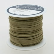 Suede Craft Lace Sage Medium Green 1/8" x 25 yds by Realeather
