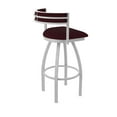 thumbnail image 2 of 861 Artemis 30" Swivel Bar Stool with Anodized Nickel Finish and Canter Bordeaux Seat and Back, 2 of 5
