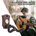 thumbnail image 4 of Gancho Soporte de pared para guitarra 2 en 1 con higrómetro Medidor de humedad Colgador de pared para guitarra Soporte para instrumentos de cuerda Colgador de gancho de pared sólido y resistente para Tomshoo  Gancho, 4 of 6