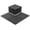 Style A#Gray, variant on iRerts Plastic Interlocking Deck Tiles, 44 Pack Outdoor Flooring Tiles 12" x 12", All Weather Use, Patio Floor Decking Tiles for Porch Poolside Balcony Backyard, Dark Gray