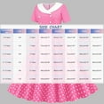 thumbnail image 7 of lcziwo Kids Girls Vintage Polka Dot 50's Girls Dress Short Sleeve Turn-Down Collar Swing Dress Party Dress Sky Blue 12 Years, 7 of 7