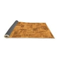 thumbnail image 2 of Ahgly Company Indoor Rectangle Abstract Orange Modern Area Rugs, 2' x 5', 2 of 4