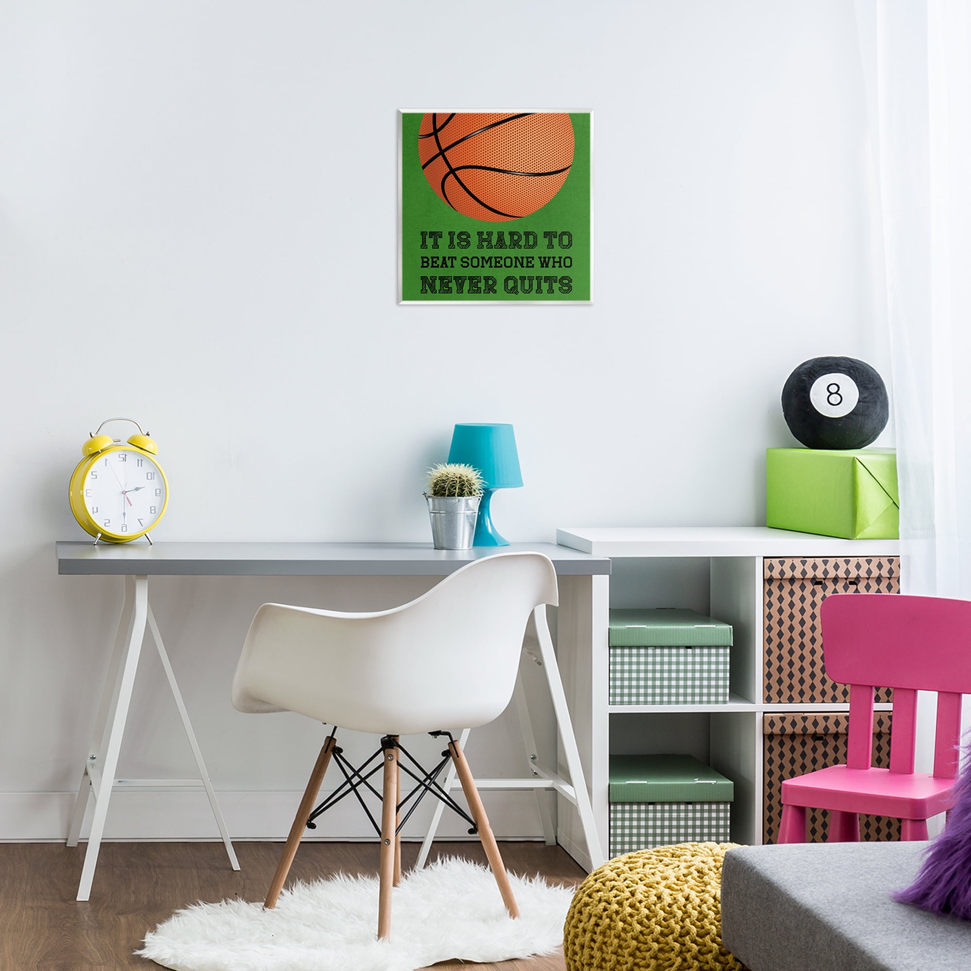 Someone Who Never Quits Wall Plaque Art, design by Marcus Prime