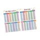 thumbnail image 5 of 2 piezas Tabla de multiplicación de la división de carteles de matemáticas educativas para niños, aprendizaje de decoración de la pared del aula, 5 of 9