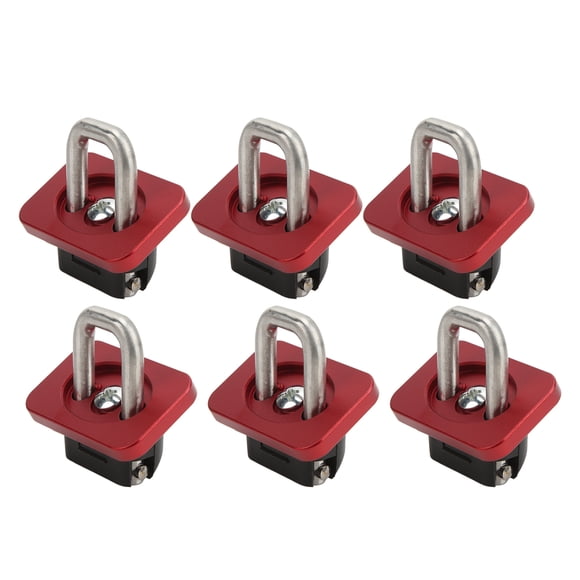 Ancres de Retenue de Lit de Camion, 6 Pcs/ensemble Ancres de Retenue de Lit de Camion Anneau Taureau Intérieur Ancres de Retenue de Lit Fonctionnalité Intelligente
