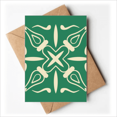 thumbnail image 1 of Talavera Cartes de Vœux Motif Décoratif Vert Vous Tes Invités Invitations, 1 of 3