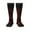 3 Black, variant on Red Spider On The Web Pattern Women’s Knee High Crew Socks,Trouser Socks Comfortable, Breathable, Moisture-Wicking and Soft