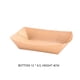 thumbnail image 5 of Toystoory Bolsa de papel Kraft Embalaje Cartón Caja de refrigerios Contenedor ligero de un solo Hamburguesa Donut Bolsa de pan Embalaje de Mostrada 12x6.5x4cm, 5 of 6