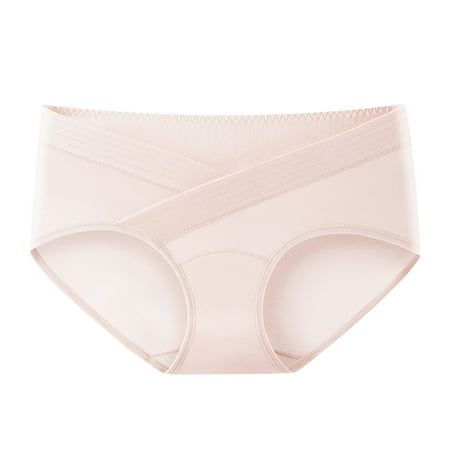 Wancir Women s Maternity High Waist Underwear Pregnancy Seamless Soft Hipster Panties Over