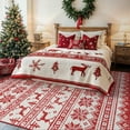 thumbnail image 3 of KUETH 6X9 Area Rugs Christmas Rug, Machine Washable Rug, Christmas Area Rugs for Livingroom, Ultra-thin Printed Christmas Rugs Decor, Non Slip Runner Rug, Low Pile for Bedroom, 3 of 6