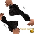 thumbnail image 4 of cLEEDY Guantes exfoliantes de baño Exfoliante - 4 piezas (2 pares) Guantes exfoliantes alargados y grandes para masaje de spa de ducha - Manoplas exfoliantes para cuerpo, cara, manos y pies, azul y ro, 4 of 5