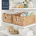 thumbnail image 5 of Best Choice Products 16x12 Scalloped Shelf Baskets, Woven Storage Bins, 2 Pack - Natural, 5 of 8