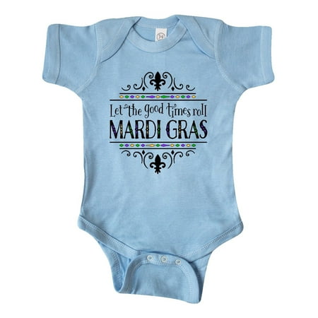 

Inktastic Let the Good Times Roll Mardi Gras Gift Baby Boy or Baby Girl Bodysuit