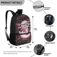 thumbnail image 3 of Jeiento Axolotl Backpack for Girls 4-6 6-8 8-12 Kids Bookbag with Lunch Box and Pencil Case Water Bottle Holder 4Pcs/Set Elementary Schoolbag Math Formula Children Daypack Preschool Back Packs, 3 of 7