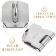 thumbnail image 3 of 2pcs Lock Hasp Latch Padlock Hasp Safety Padlock Stainless Steel Gate Locks for Wooden Fence, 3 of 5
