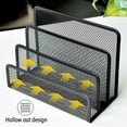 thumbnail image 5 of Desk Mail Organizer Small File Holders Letter Organizer Metal Mesh Document/Filing/Folders/Paper Organizer For Desktop, 5 of 5