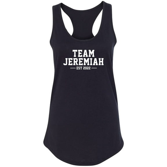 Team Jeremiah Est 2022 Racerback Tank