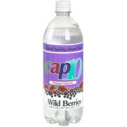 Cap10 All Natural Sparking Mineral Wild Berries Water, 33.8 oz (Pack of 12)