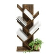 thumbnail image 6 of Furinno Tree Bookshelf 5-Tier Floor Standing Tree Bookcase, Amber Pine, 6 of 7