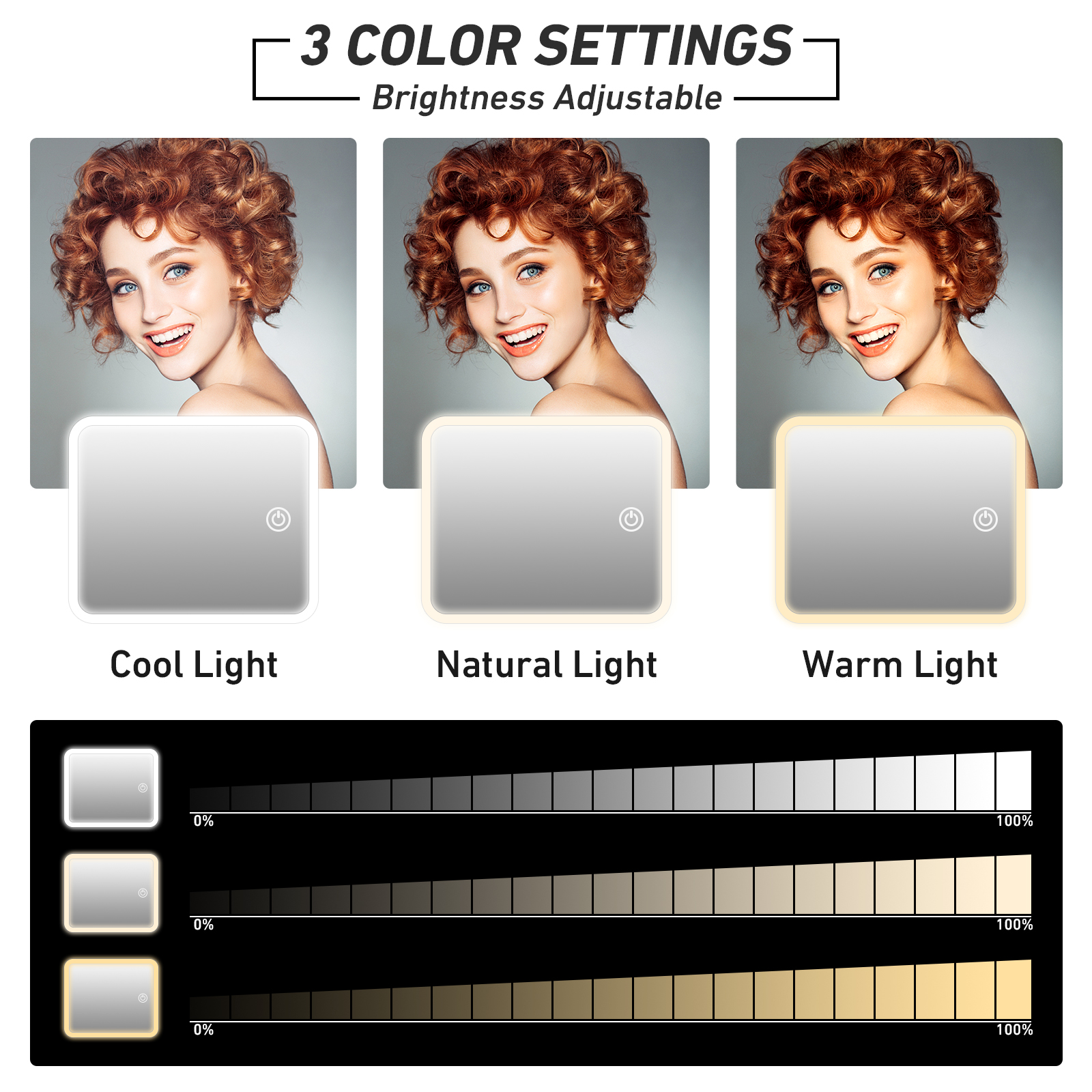 Suupvaor Travel Makeup Case with LED Lighted Mirror photo 2