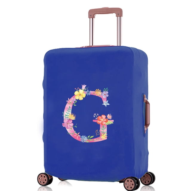 Luggage Covers Travel Accessories Suitcase Cover Protector Reusable Washable 18-32inch Pink Letter Printed Pattern Series 8pink G L