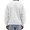 thumbnail image 3 of Chiccall Mens Corduroy Sweatshirts Crewneck Long Sleeve Pullover Casual Loose Athletic Sweatshirts, 3 of 6