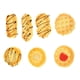 thumbnail image 5 of Galletas artificiales de chocolate, postres para decorar, juguetes de comida realistas. Galleta Amarilla, 5 of 9