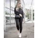 thumbnail image 3 of Conjunto Deportivo PRETTYGARDEN Mujer 2 Piezas Manga Larga Negro 3XL, 3 of 5
