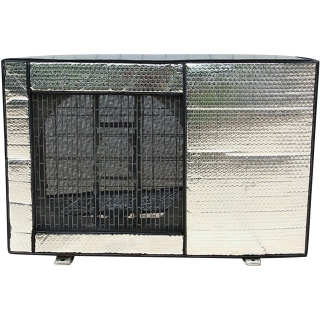 Funda impermeable NQ aire acondicionado exterior película de aluminio resistente a la intemperie