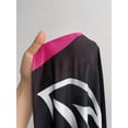 thumbnail image 6 of Hot Pink Plus Size Women Botanical Print Round Neck Short Sleeve Maxi Dress Holiday Style, 6 of 6