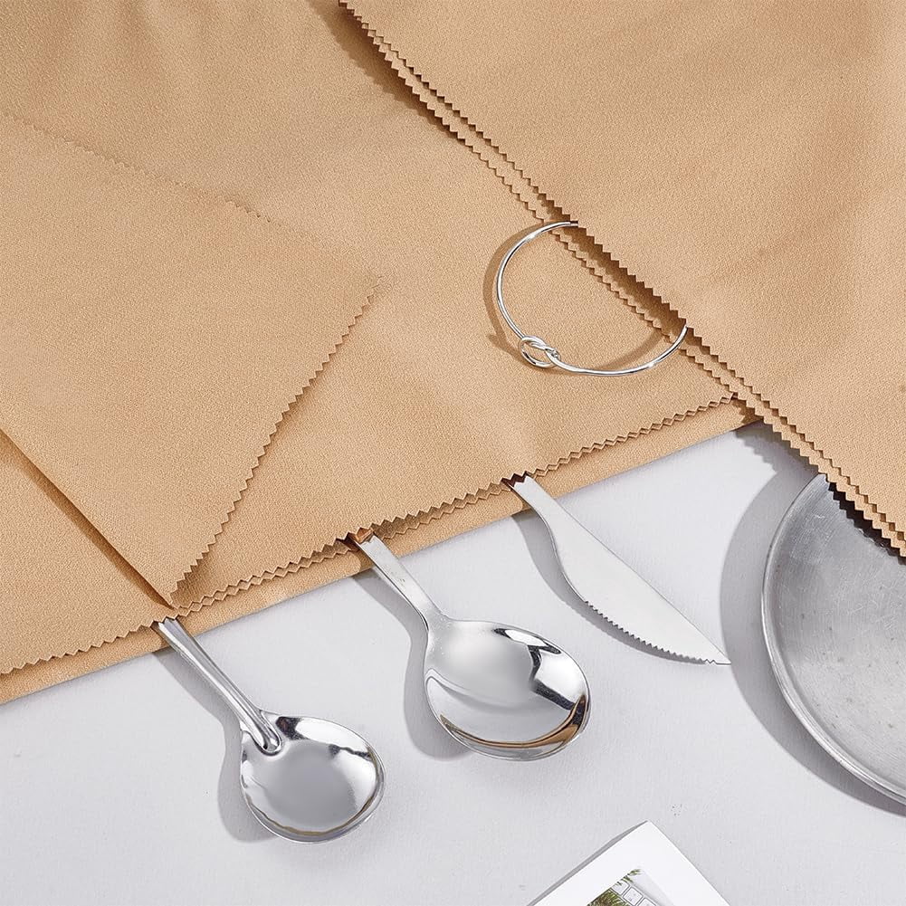 1pc Customed Suede Fabric Silver Polishing Cloth Jewelry Cleaning Cloth Peru 200x150x0.05cm