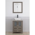 thumbnail image 5 of Vanity Art 24" Single Sink Freestanding Bathroom Vanity Set with Engineered Marble Top and Mirror, 5 of 10