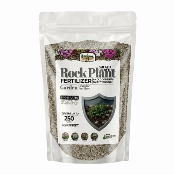 Old Cobblers Farm™ Wicked Growth Alpine/Rock Garden Plants Fertilizer - Designed for Hardy Growth and Vibrant Blooms in Thin, Rocky soils (5 lbs | 10 lbs | 15 lbs | 20 lbs)
(5 lbs)