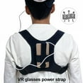 thumbnail image 4 of Correa trasera compatible con Oculus Quest 2 VR Soporte ajustable de banco de energía Corrector de postura de espalda ligero, cómodo y transpirable, 4 of 8