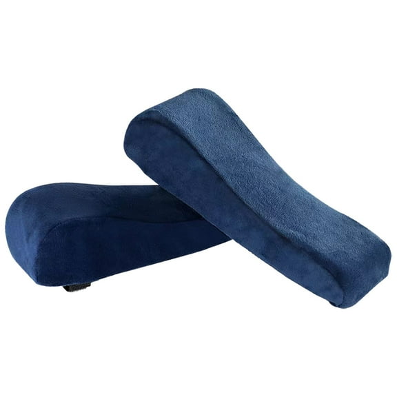 MOPOOR 2 Packs Memory Foam Chair Armrest Pads, Comfy Soft Chair Arm Covers, Ergonomic Elbow Support Pads for Home Office Chairs & Recliners