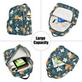thumbnail image 5 of FORMRS Mini Backpack Purse for Women Travel Daypack Casual Shoulder Bag, Oranges Pattern, 5 of 7