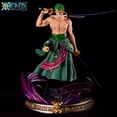 thumbnail image 4 of Figura de anime de ONE PIECE de 35 cm, estatua de Roronoa Zoro, colección de figuras de acción, regalo, modelo de colección de muñecas, estatua, regalo para niños, juguetes, 4 of 5