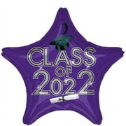 Purple Class of 2022 19" Foil Balloon