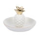 thumbnail image 2 of Bandeja de piña para anillos, collares, baratijas, porta joyas, decoración de habitación, plato Blanco, 2 of 9