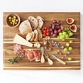 thumbnail image 5 of Cutting Board for Kitchen, Extra Large Thick Mosaic Acacia Wood Chopping Board 18x24x1.5 inch, Butcher Block Cutting Board, Housewarming Gifts for New House(Gift Box Included), 5 of 5