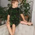 thumbnail image 6 of Toddler Boys Girls Pajamas - Framed Greenery Wall Art Soft Kids Pajamas Short Sleeve Sleepwear Pjs Set, 6 of 7
